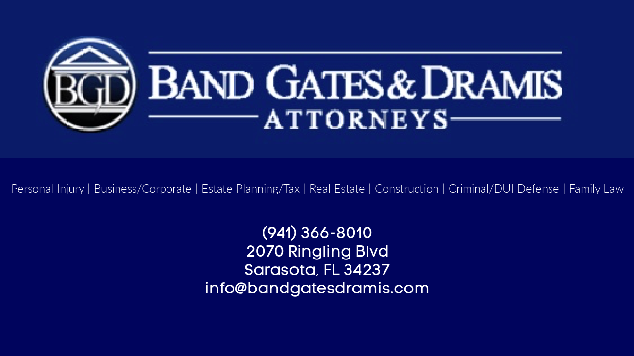 Band Gates Dramis | Sarasota REIA